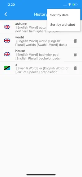 Game screenshot English-Swahili Dictionary hack
