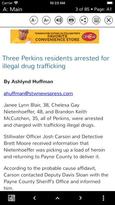 Stillwater News Press Screenshot