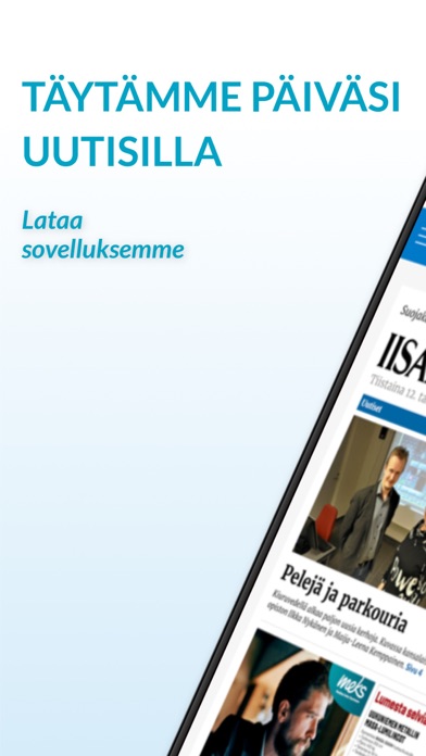 Iisalmen Sanomat, päivän lehti Screenshot