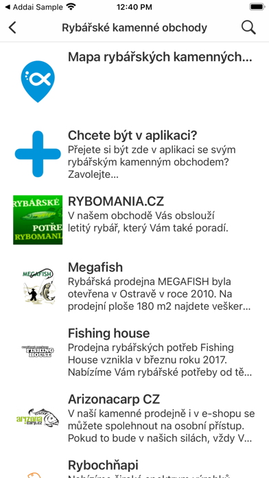 FISHAPP.CZ Screenshot