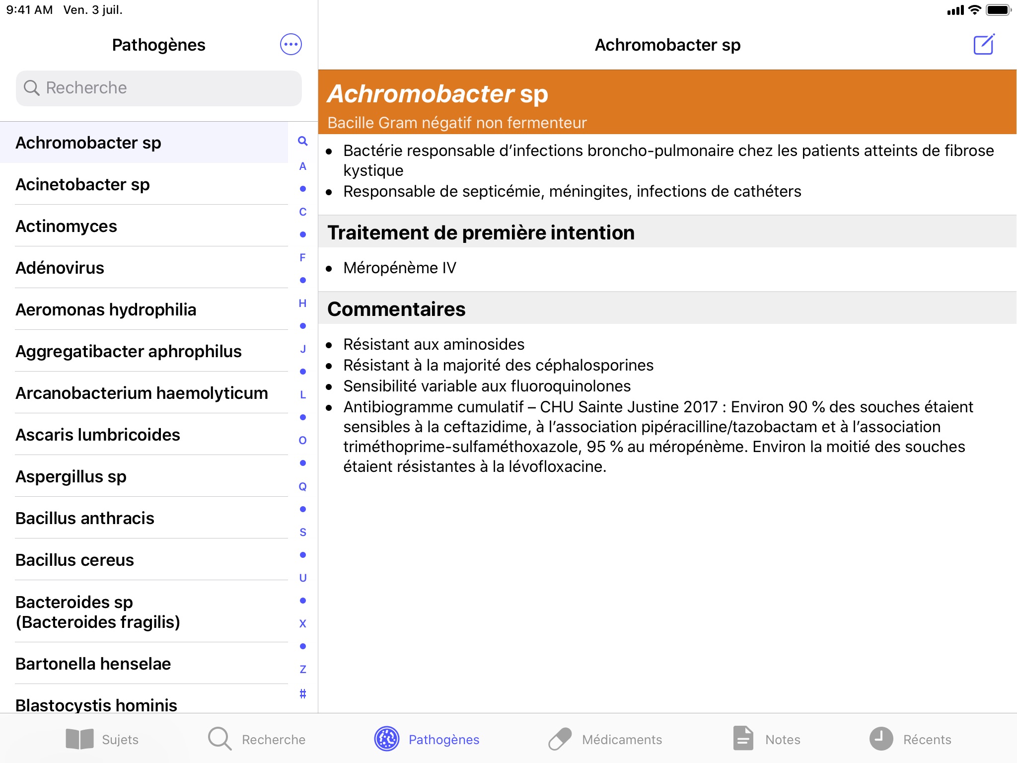 Antibiothérapie Pédiatrique screenshot 2