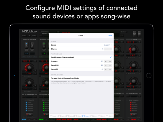 iMIDIPatchbay iPad app afbeelding 9