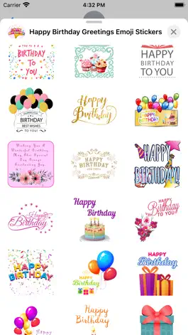 Game screenshot Wish Happy Bday Emoji Stickers hack