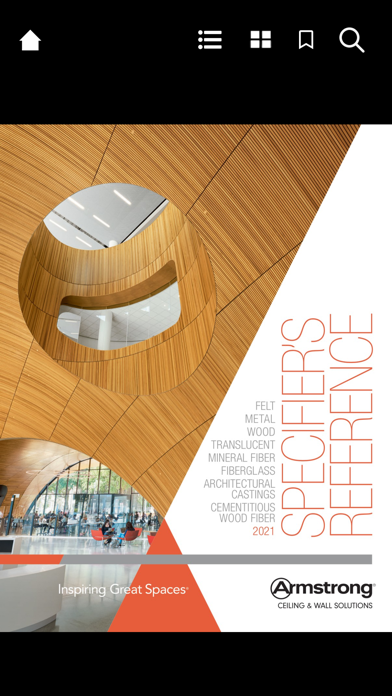 Ceiling-Wall Solutions Catalog Screenshot