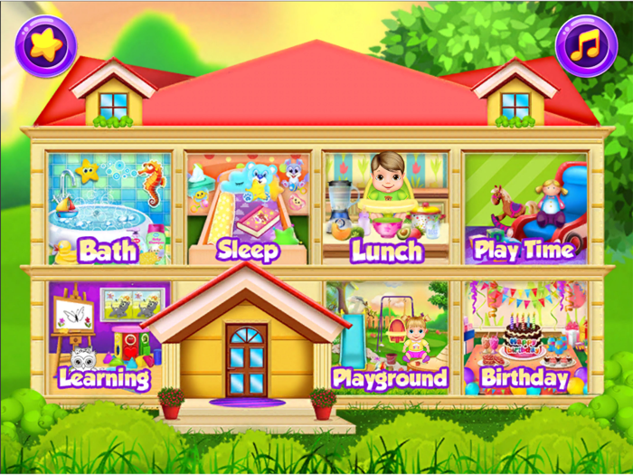 Happy and Cute Baby Daycare