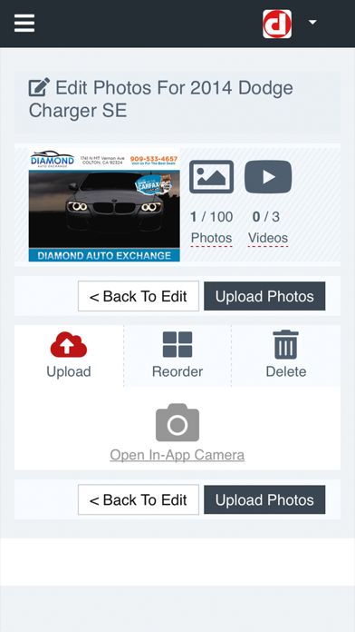 Dealerfront Screenshot