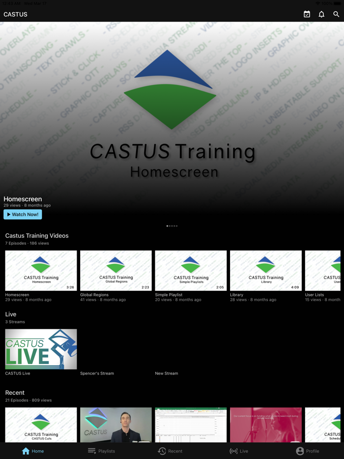 CASTUS VOD