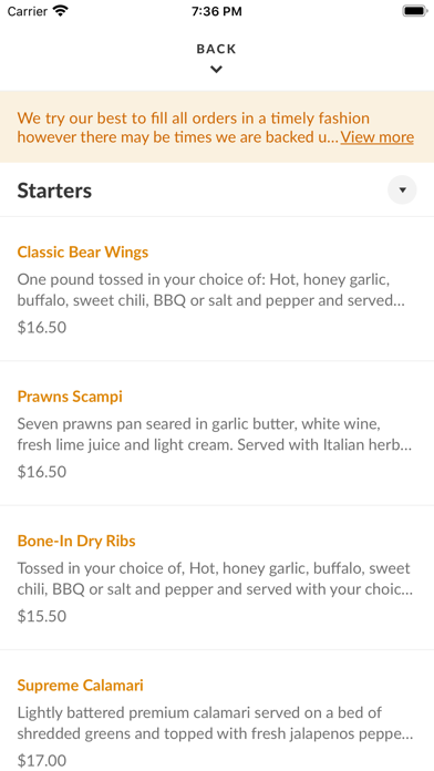 Black Bear Neighbourhood Pub Screenshot