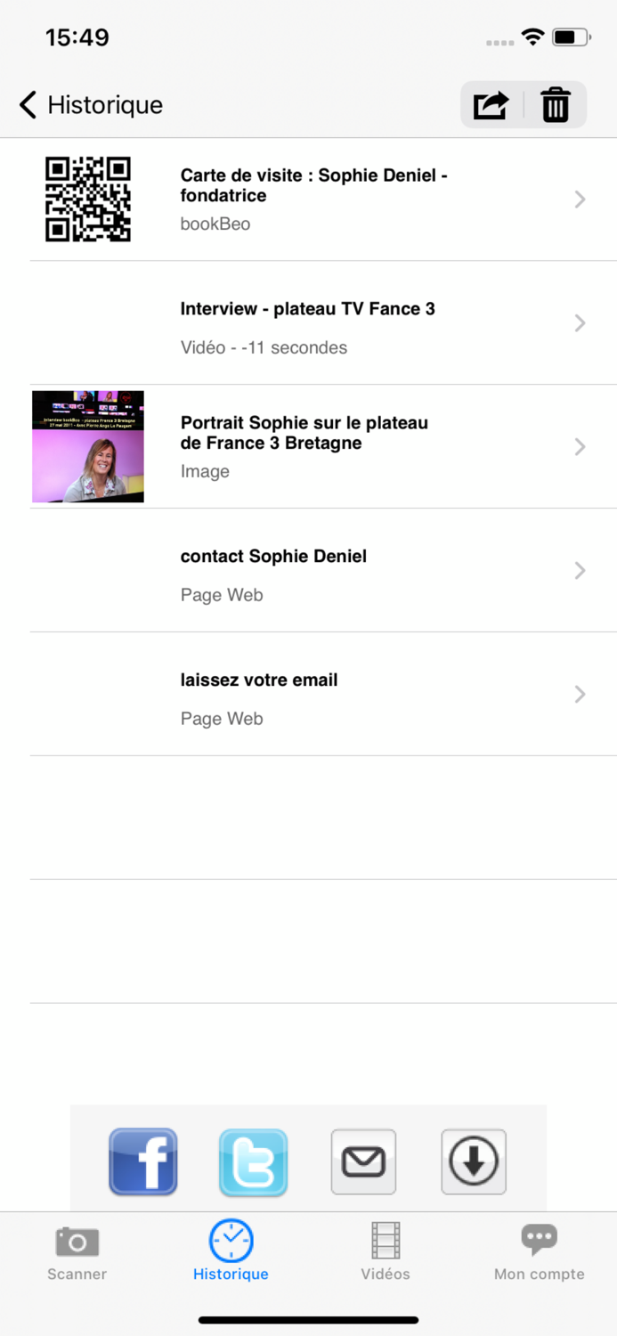 bookBeo – QR Codes reader