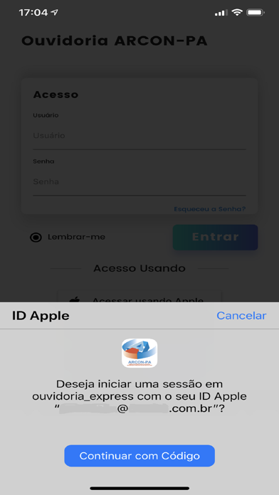 Ouvidoria ARCON-PA Screenshot