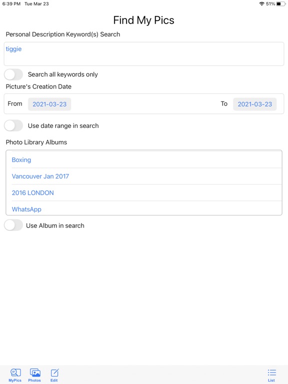 Screenshot #4 pour FindMyPics