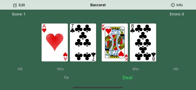 ‎Baccarat Trainer