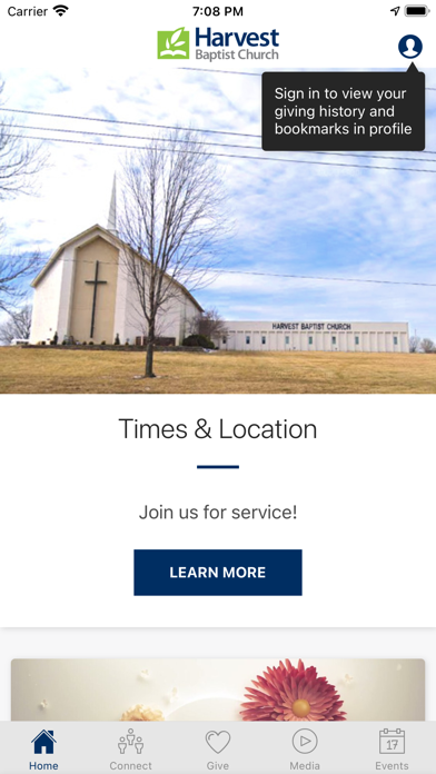 Harvest Baptist Blue Springs Screenshot