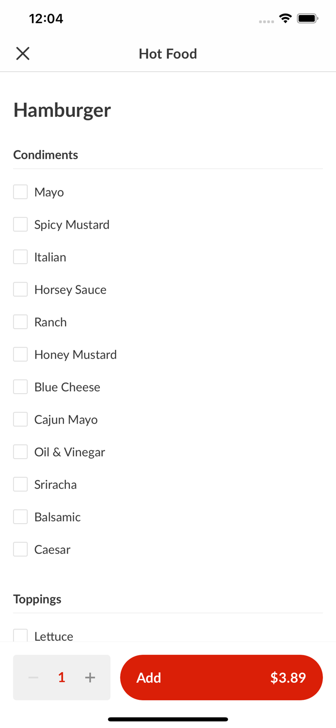 Convenient Food Mart