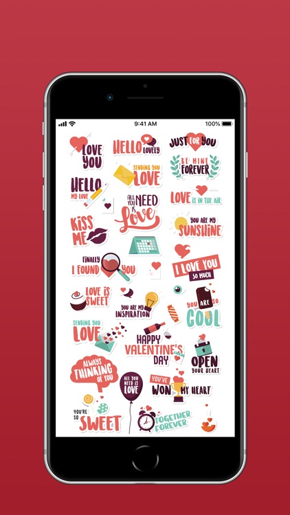 LOVE – Valentines Day Stickers