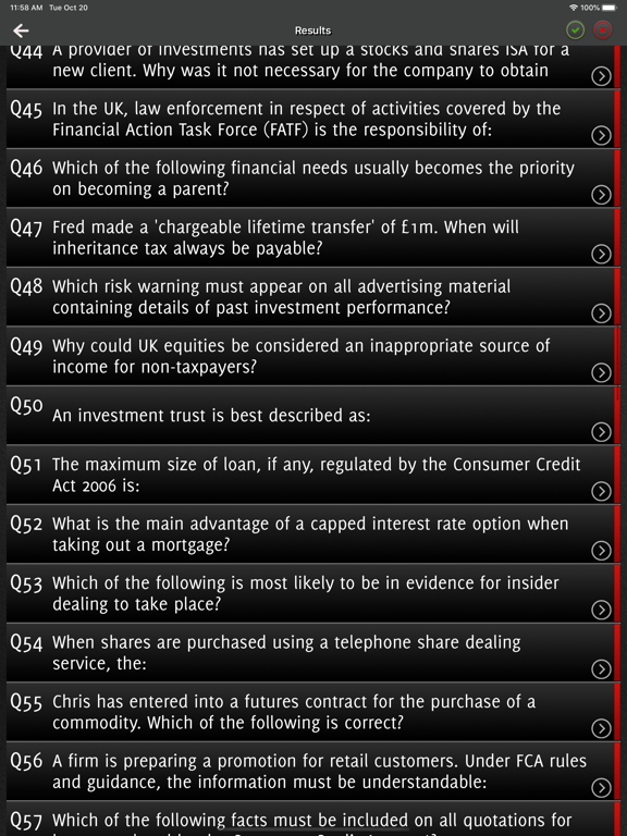 Screenshot #6 pour CeMAP 1 Mortgage Advice Exam
