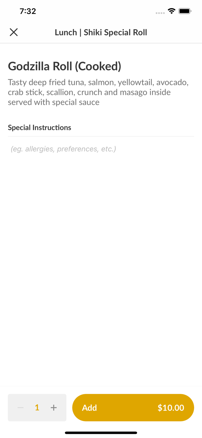 Shiki Hibachi and Sushi