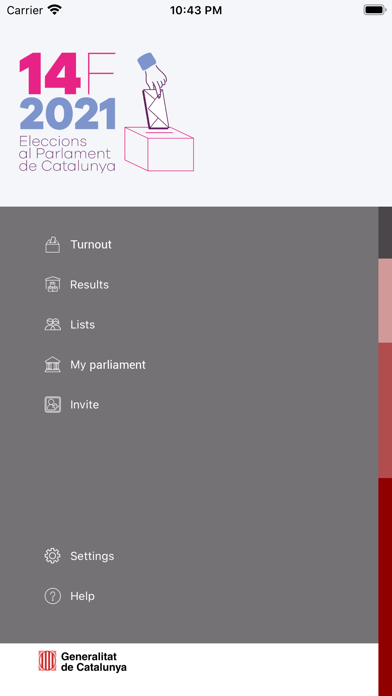 14F Catalonia´s Elections Screenshot