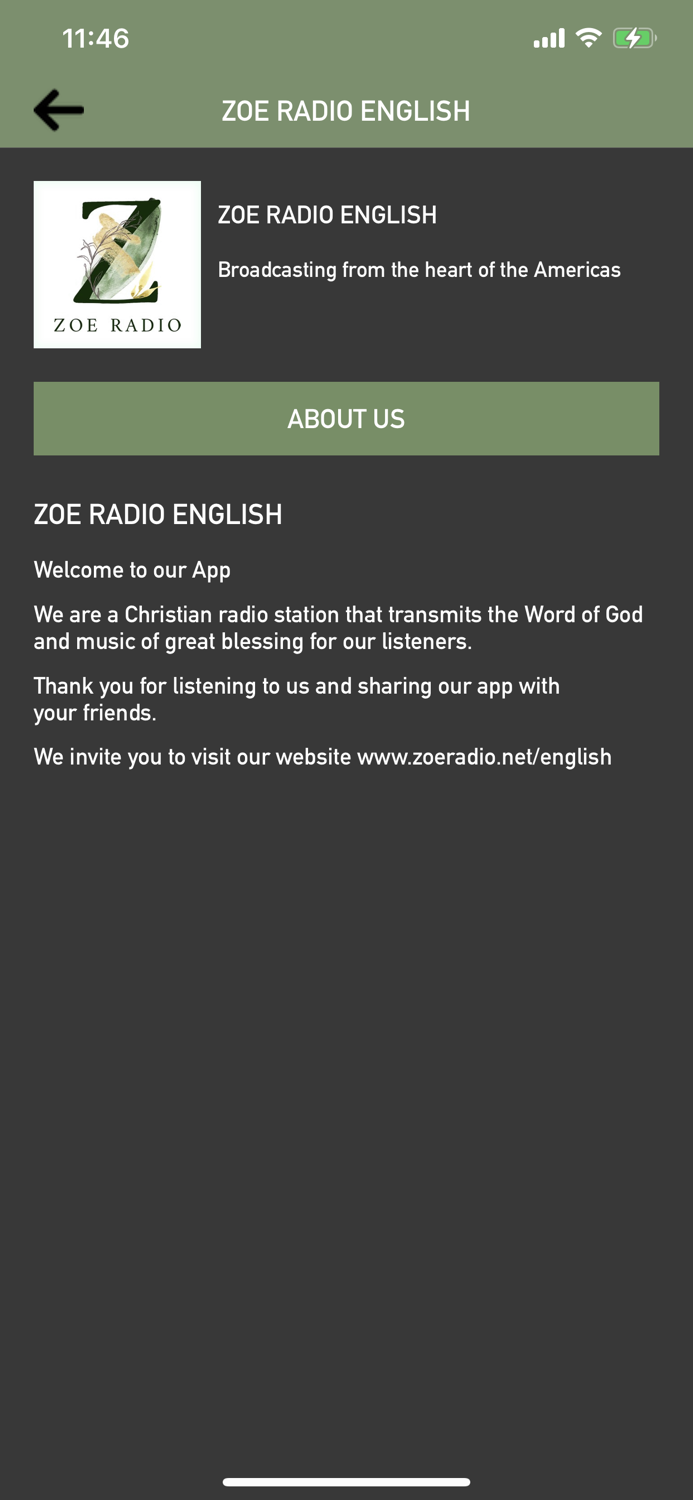 ZOE RADIO ENGLISH