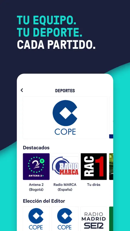 TuneIn Radio: noticias AM FM screenshot 6 of 6