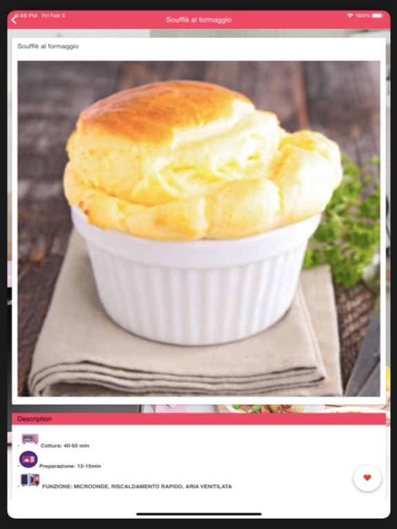 Screenshot #5 pour Ricette per forno Microonde