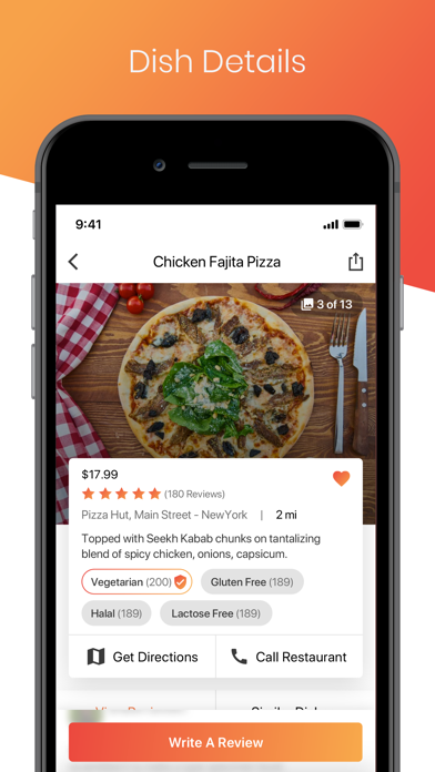 Menu - Find Your Favorite Dish Screenshot