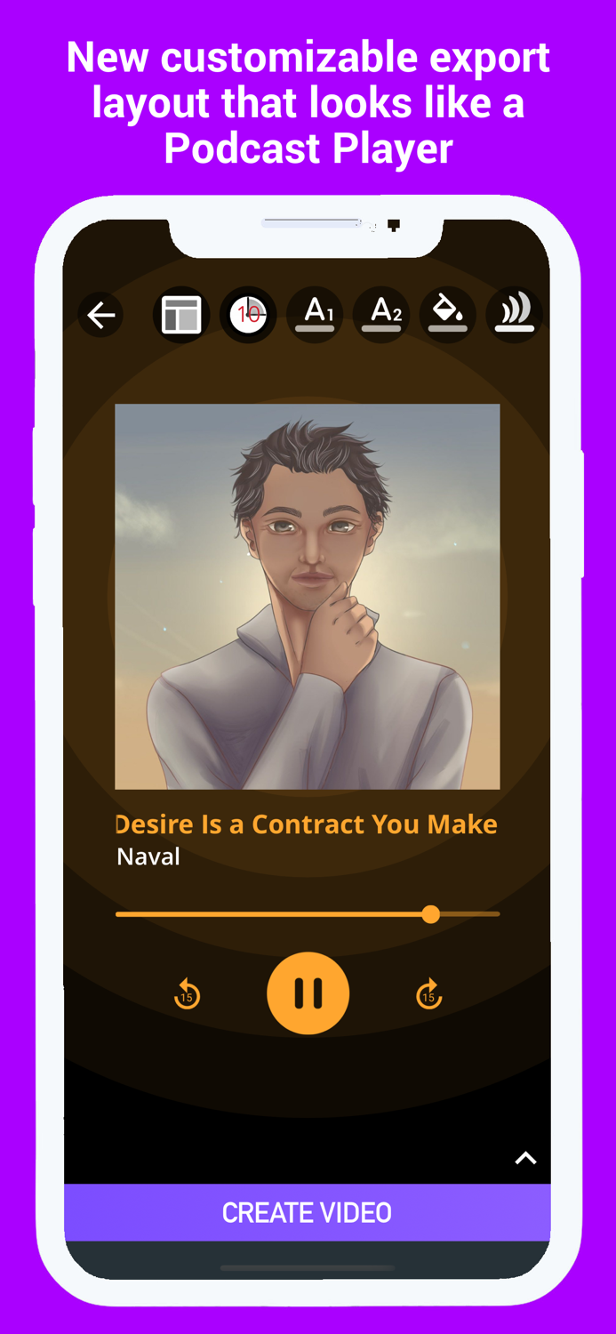 Podcast Video Maker 4Instagram