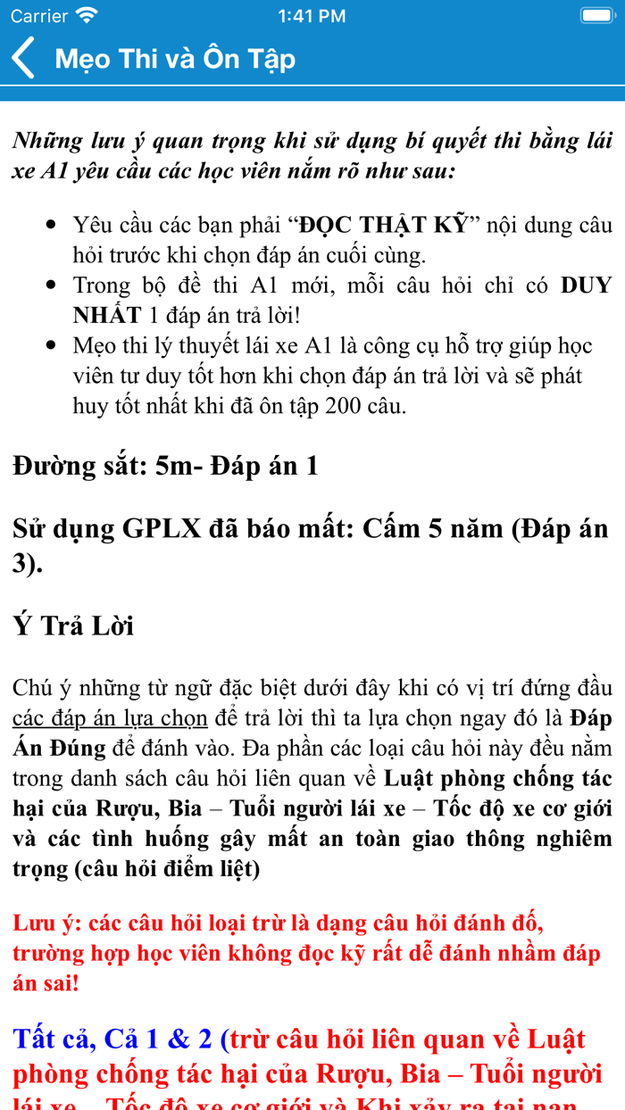 200 Cau On Thi Bang Lai Xe A1