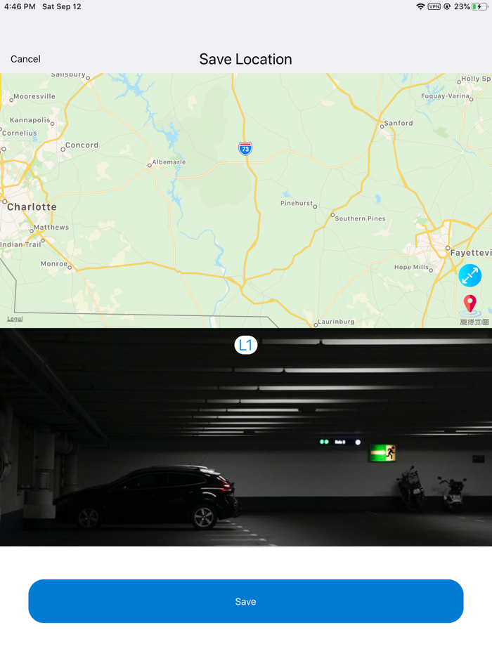 find my car - parking finder