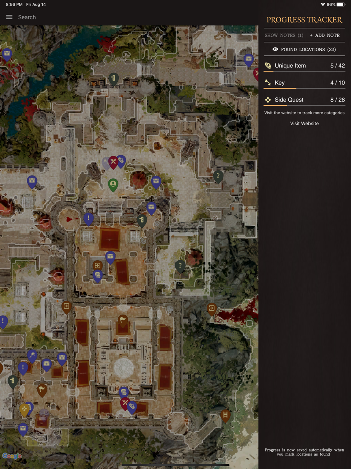 MapGenie Divinity 2 Map