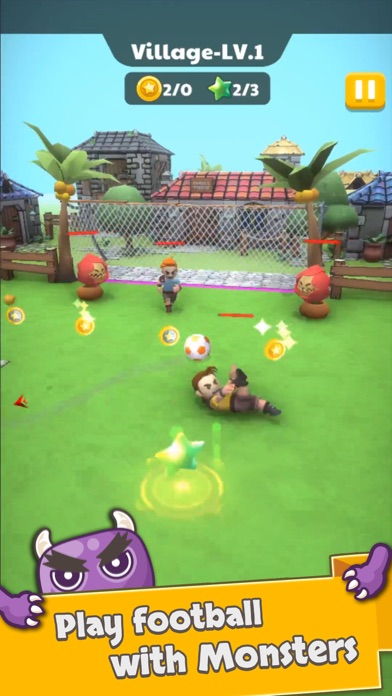 Screenshot #1 pour Monster Kick - Casual Soccer