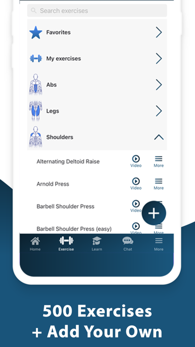 Dr. Muscle AI Personal Trainer Screenshot