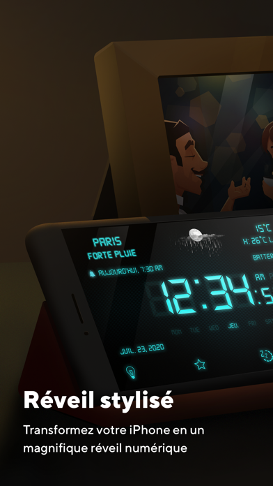 Screenshot #1 pour Réveil matin Pro - Horloge