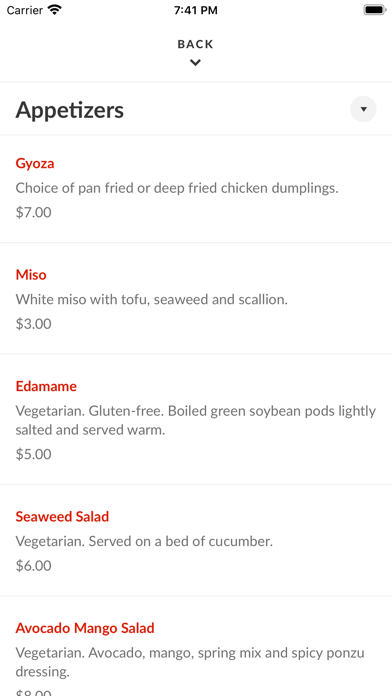 Yuzu Sushi & Robata Grill Screenshot