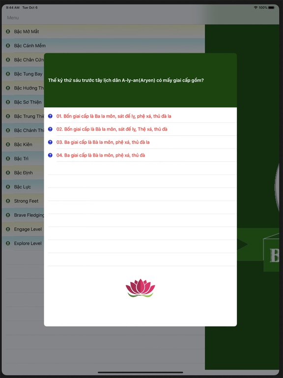 Screenshot #5 pour Trắc Nghiệm Phật Pháp GDPT