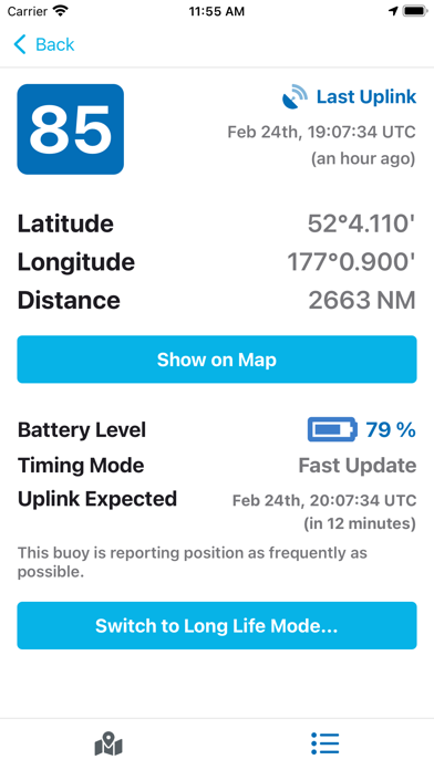 Buoy Locator Screenshot