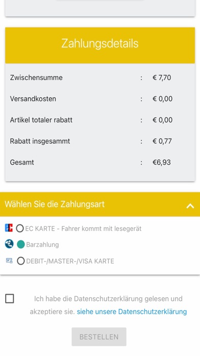 Pizzeria Amalfi Wallertheim Screenshot