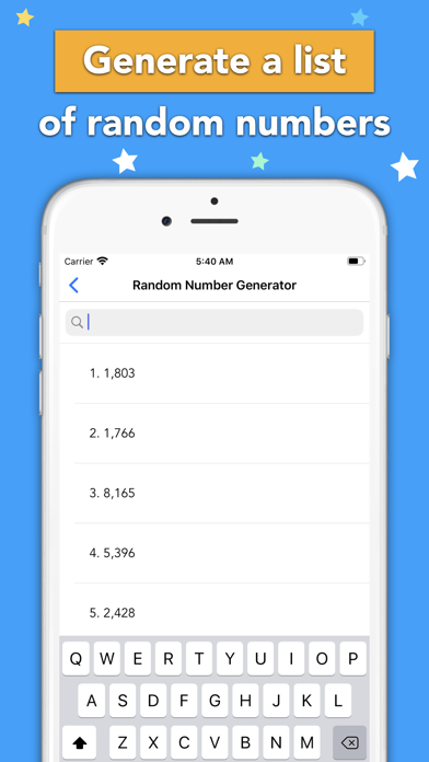Random Number Generator Tool Screenshot