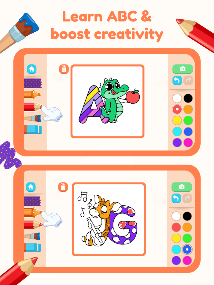 DRAWING Games for Kids and Color