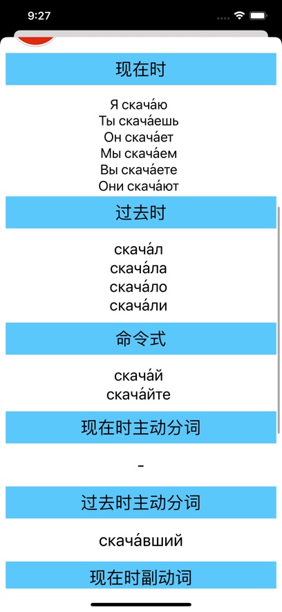 俄语动词