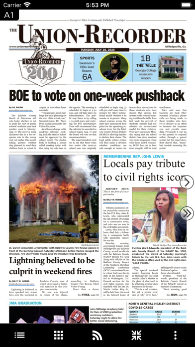 Union-Recorder-Milledgeville Screenshot