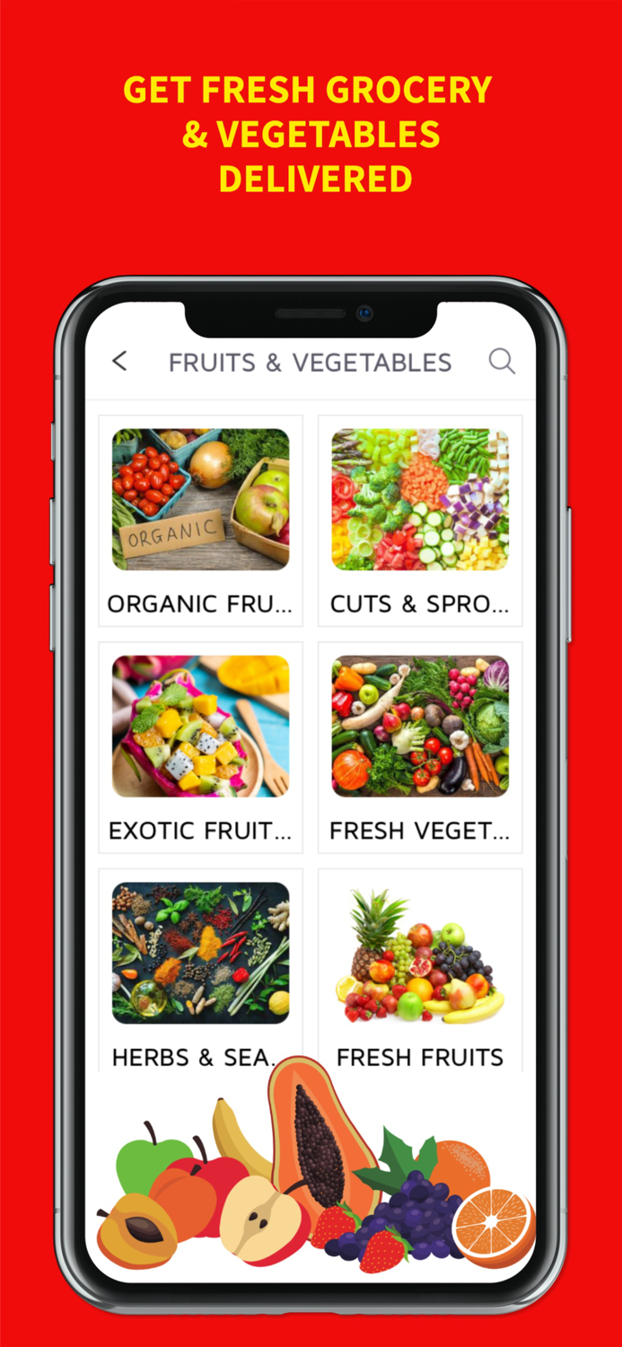 JustInDoor- Online Grocery App