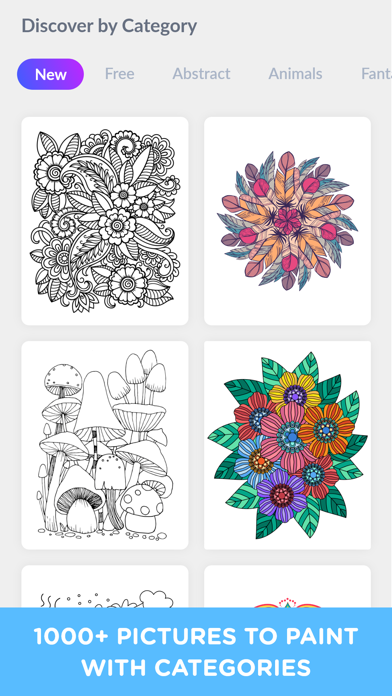 Coloration Adult Coloring Book Screenshot