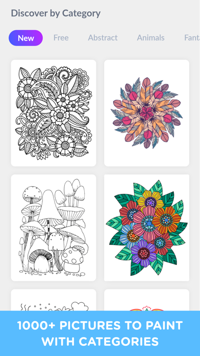 Screenshot #3 pour Coloration Adult Coloring Book