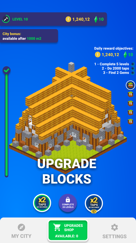 #4. Blocks Building Clicker (iOS) 由: Kirill Diolog