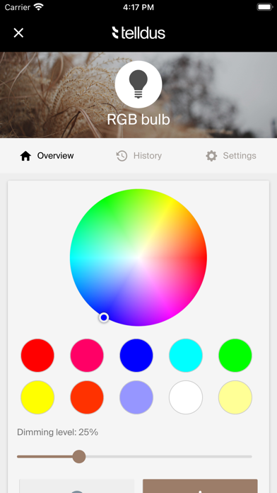 Telldus Live! mobile Screenshot