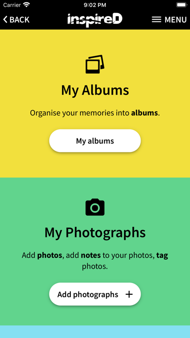 InspireD Dementia Reminiscence Screenshot