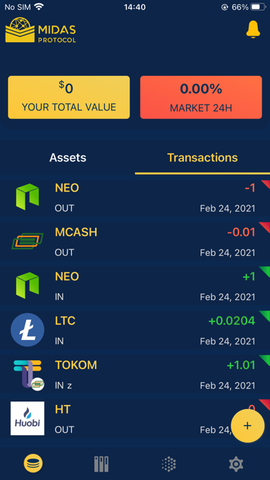 Screenshot #2 pour Midas Protocol - Crypto Wallet