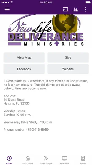New Life Deliverance Ministrie screenshot 1
