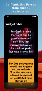 Bible Widget:Daily Bible verse screenshot #2 for iPhone